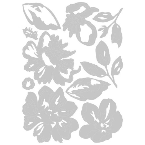 SIZZIX THINLITS DIES FOR CUTTING - FLORAL LAYERS