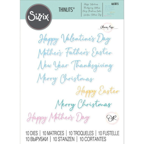 SIZZIX THINLITS ЩАНЦИ ЗА ИЗРЯЗВАНЕ -ALL OCCASIONS