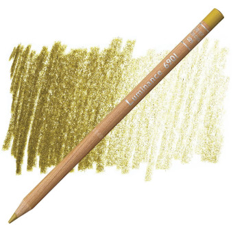 CARAN D'ACHE ЦВЕТНИ МОЛИВИ LUMINANCE - GREEN OCHRE 025