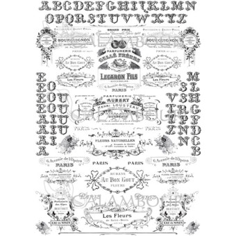 CALAMBOUR ДЕКУПАЖНА ХАРТИЯ 48/33 СМ - DGR 248