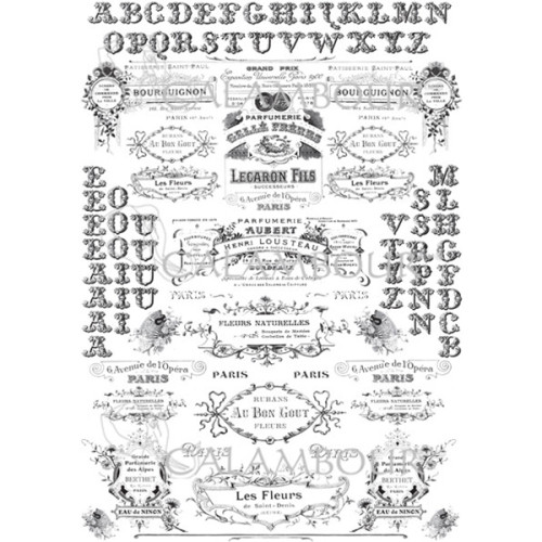 CALAMBOUR ДЕКУПАЖНА ХАРТИЯ 48/33 СМ - DGR 248