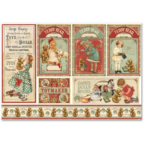 STAMPERIA DECOUPAGE RICE PAPER 48/33 - DFS360