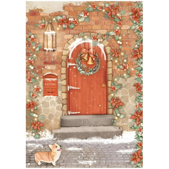 STAMPERIA CHRISTMAS ДЕКУПАЖНА ОРИЗОВА ХАРТИЯ А4 - DFSA4804