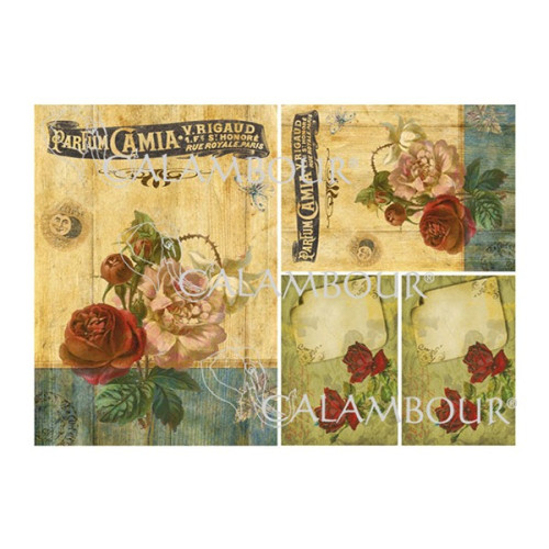 CALAMBOUR DECOUPAGE PAPER 48/33 CM - DGR 60