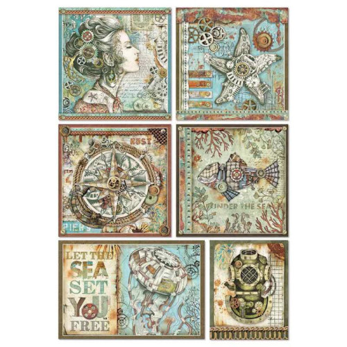 STAMPERIA DECOUPAGE RICE PAPER A4 - DFSA4434
