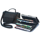 HOLTZ SENSEBAG PENCIL CASE FOR MARKERS 72 COLORS - BLACK