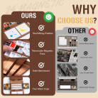 FUUMUUI ДЪРВЕНА ПРАЗНА КУТИЯ ЗА АКВАРЕЛ 24 ЦВ. С ЧЕТКА, ПАЛИТРА И ЧАШИ