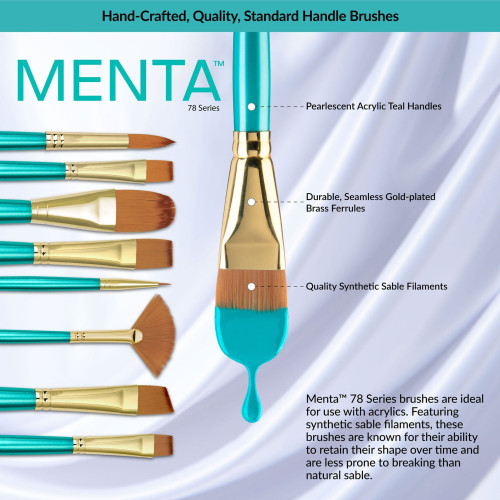 R&L MENTA ЧЕТКИ СИНТЕТИКА КОМПЛЕКТ 5 БР RMEN-SET781