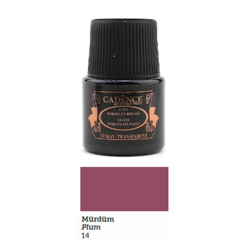 CADENCE STAINED GLASS PAINT 45 ML - PLUM 14