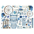 STAMPERIA BLUE LAND DIE CUTS DFLDC79