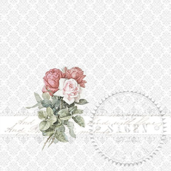 SAGEN VINTAGE NAPKINS FOR DECOUPAGE 33/33 CM - 80079