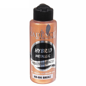 CADENCE АКРИЛНА БОЯ METALLIC HYBRID 120 МЛ. - BRONZE 806