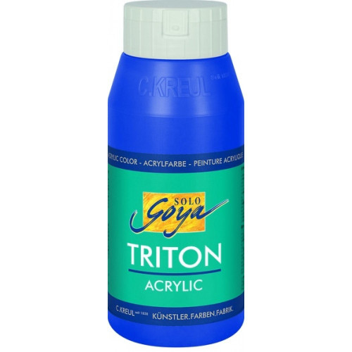 SOLO GOYA ACRYLIC PAINT TRITON 750 ML. - ULTRAMARINE BLUE