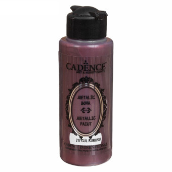 CADENCE АКРИЛНА БОЯ МЕТАЛИК 120 МЛ. - DRY ROSE 217