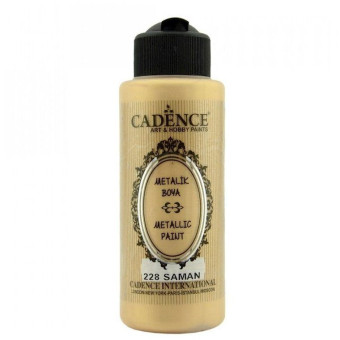 CADENCE АКРИЛНА БОЯ МЕТАЛИК 120 МЛ. - STRAW 228