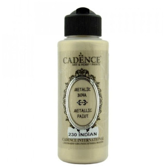 CADENCE АКРИЛНА БОЯ МЕТАЛИК 120 МЛ. - INDIAN 230