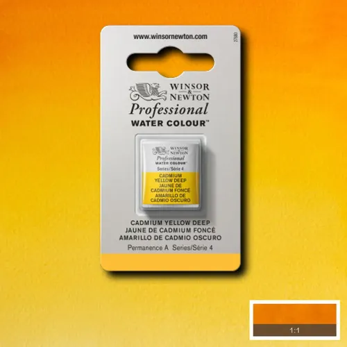 W&N АКВАРЕЛНА БОЯ PROFESSIONAL H/PAN - CADMIUM YELLOW DEEP