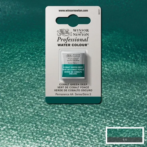 W&N АКВАРЕЛНА БОЯ PROFESSIONAL H/PAN - COBALT GREEN DEEP