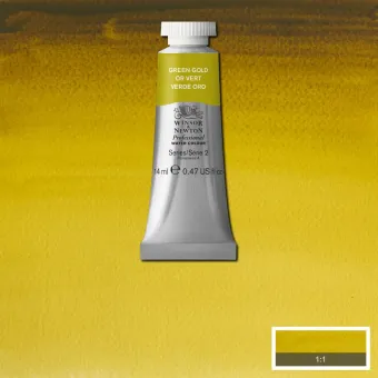 W&N АКВАРЕЛНА БОЯ PROFESSIONAL 14 МЛ - GREEN GOLD