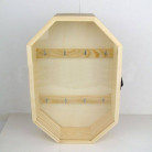 ARTS WOODEN KEY BOX DISPLAY WITH GLASS - 30206