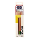 REEVES COLORED PENCILS IN METAL BOX 6 PCS + SHARPENER 8940544
