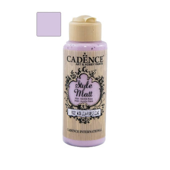 CADENCE АКРИЛНА БОЯ STYLE MATT 120 МЛ. - PURPLE LILAC 9022