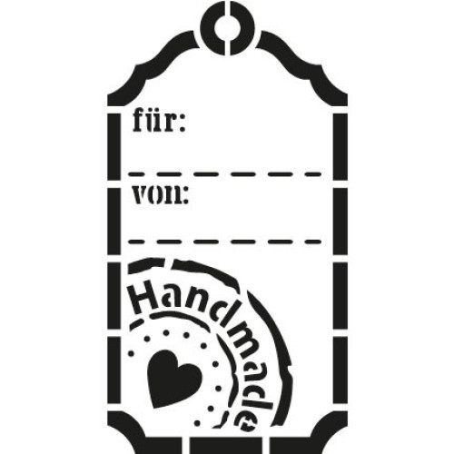 VIVA DECOR УНИВЕРСАЛЕН ШАБЛОН A5 - TAG FUR...VON...