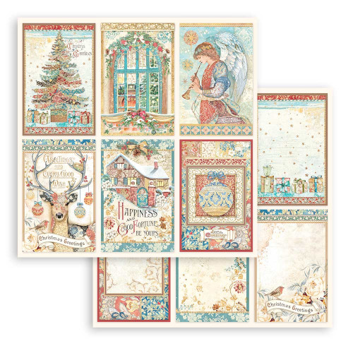 STAMPERIA CHRISTMAS ДИЗАЙНЕРСКИ КАРТОН 30,5/30,5 СМ - SBB942