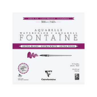 CLAIREFONTAINE СКИЦНИК FONTAINE COLD PRESSED 20/20 300ГР 15Л
