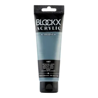 BLOCKX АКРИЛНА БОЯ METALLIC STEEL 120ML 60167BXC