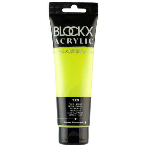 BLOCKX АКРИЛНА БОЯ FLUO YELLOW 120ML 60723BXC