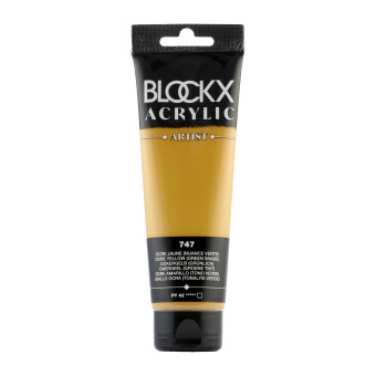 BLOCKX АКРИЛНА БОЯ OCRE YELLOW GREEN SHADE 120ML 60747BXC