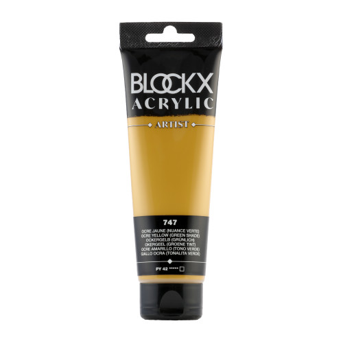 BLOCKX АКРИЛНА БОЯ OCRE YELLOW GREEN SHADE 120ML 60747BXC