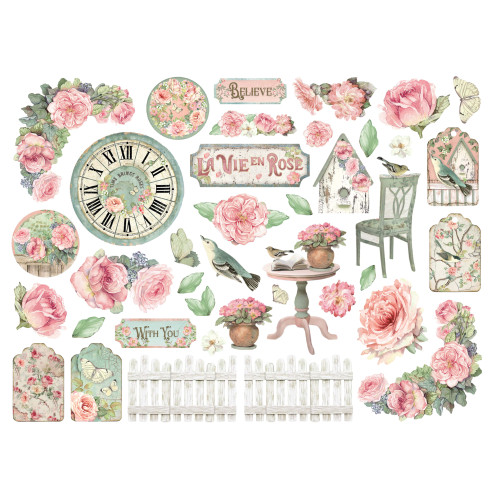 STAMPERIA HOUSE OF ROSES DIE CUTS DFLDC114