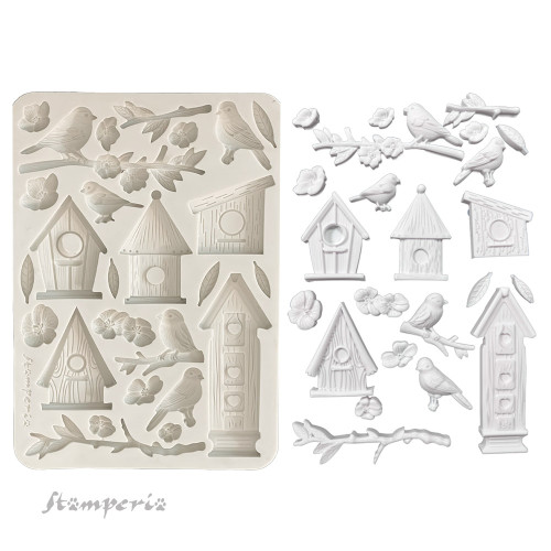 STAMPERIA DEWDROPS SILICONE MOLD KACMA546