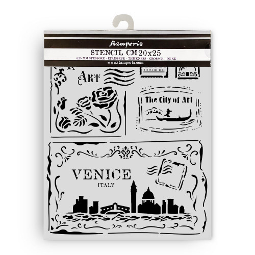 STAMPERIA VENICE ШАБЛОН 20 Х 25 СМ - KSTD183