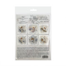 ITD COLLECTION MINI RICE PAPER SET 6PCS 14.8X14.8CM - RSM128