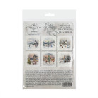 ITD COLLECTION MINI RICE PAPER SET 6PCS 14.8X14.8CM - RSM131