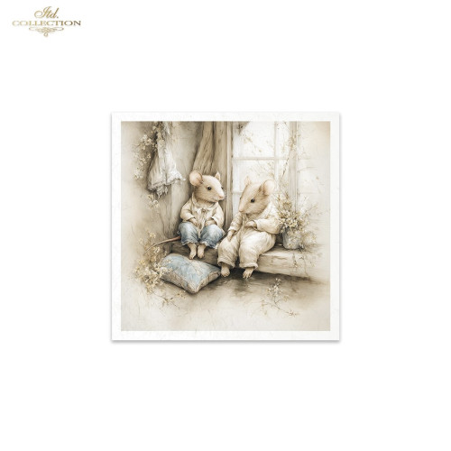 ITD COLLECTION MINI RICE PAPER К-КТ 6БР 14.8X14.8CM - RSM228