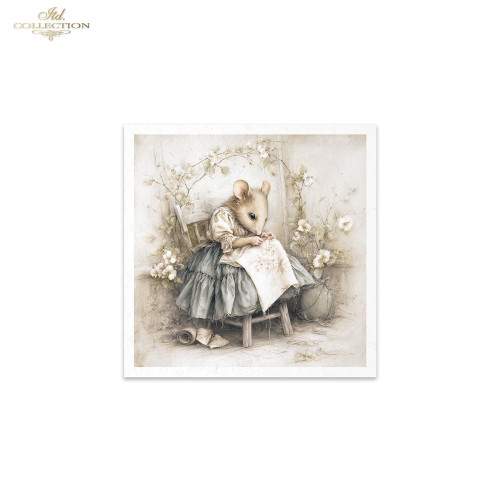 ITD COLLECTION MINI RICE PAPER К-КТ 6БР 14.8X14.8CM - RSM228