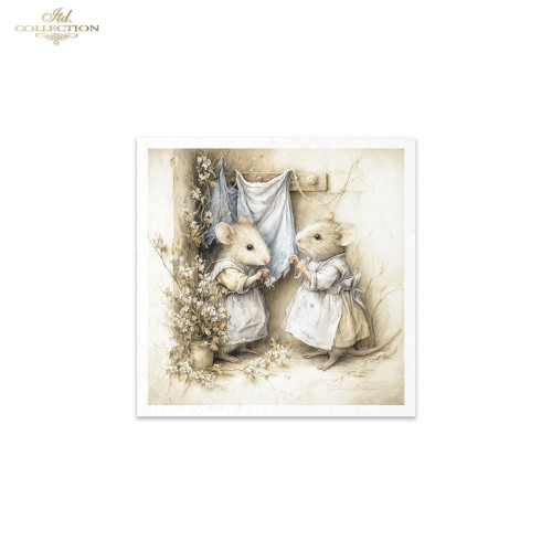 ITD COLLECTION MINI RICE PAPER К-КТ 6БР 14.8X14.8CM - RSM228