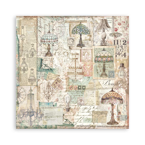 STAMPERIA BROCANTE BLOCK 30.5/30.5 CM -SBBL150