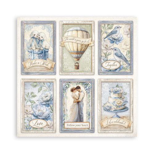 STAMPERIA TIMELESS БЛОКЧЕ ХАРТИЯ 20,3/20,3 СМ-SBBS127