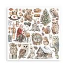 STAMPERIA THE OWL'S HOUSE BLOCK OF PAPER 20.3/20.3 CM-SBBS130