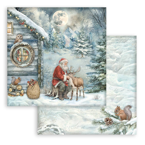 STAMPERIA THE OWL'S HOUSE BLOCK OF PAPER 20.3/20.3 CM-SBBS130