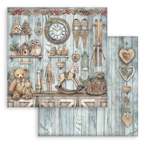 STAMPERIA THE OWL'S HOUSE BLOCK OF PAPER 20.3/20.3 CM-SBBS130