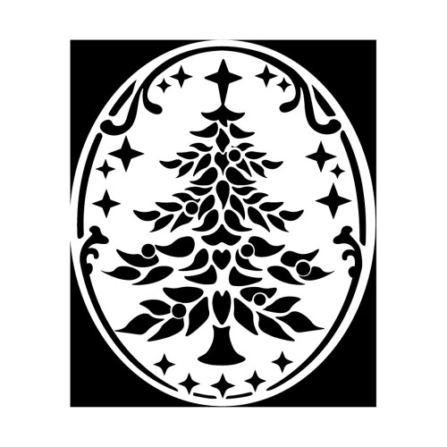 STAMPERIA STAMP TREE 2.3CM X 2.8CM WAX04