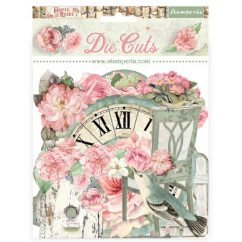 STAMPERIA HOUSE OF ROSES DIE CUTS DFLDC114