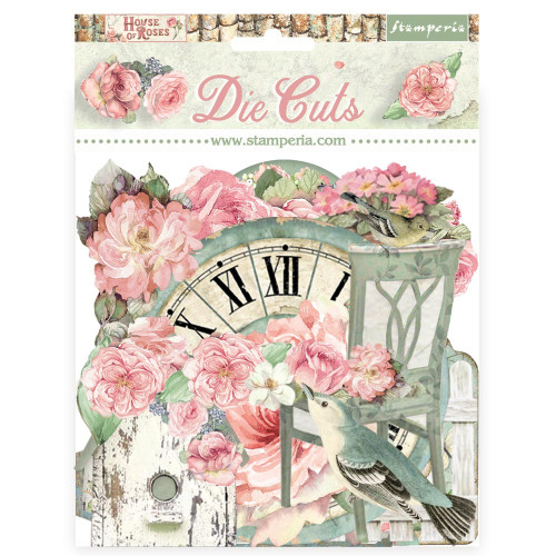 STAMPERIA HOUSE OF ROSES DIE CUTS DFLDC114