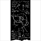 STAMPERIA SILENT SEA TEMPLATE 12 X 25 CM - KSTDL116